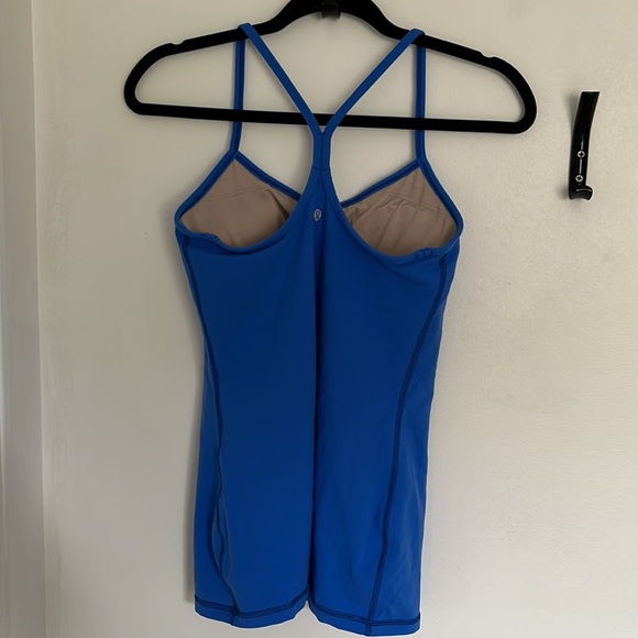 Lululemon Bright Blue Power Y Tank - Picture 4 of 5
